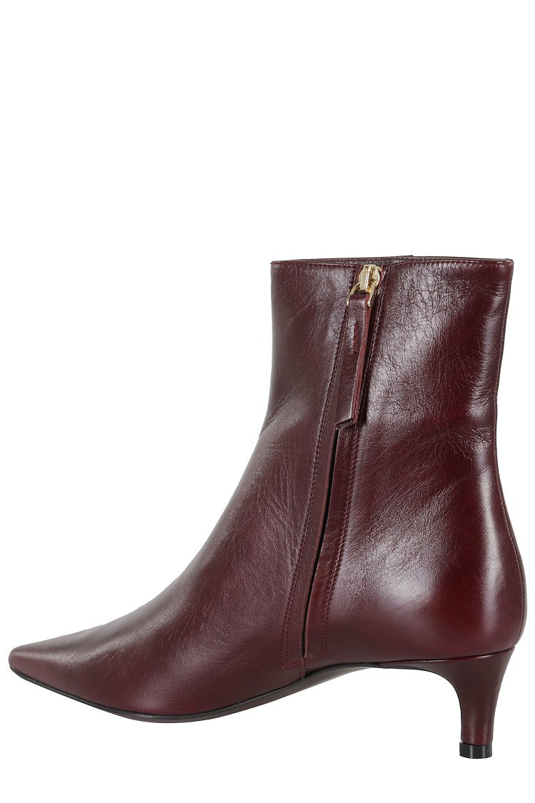Roberto Festa Roberto Festa Burgundy Leather Ankle Boot