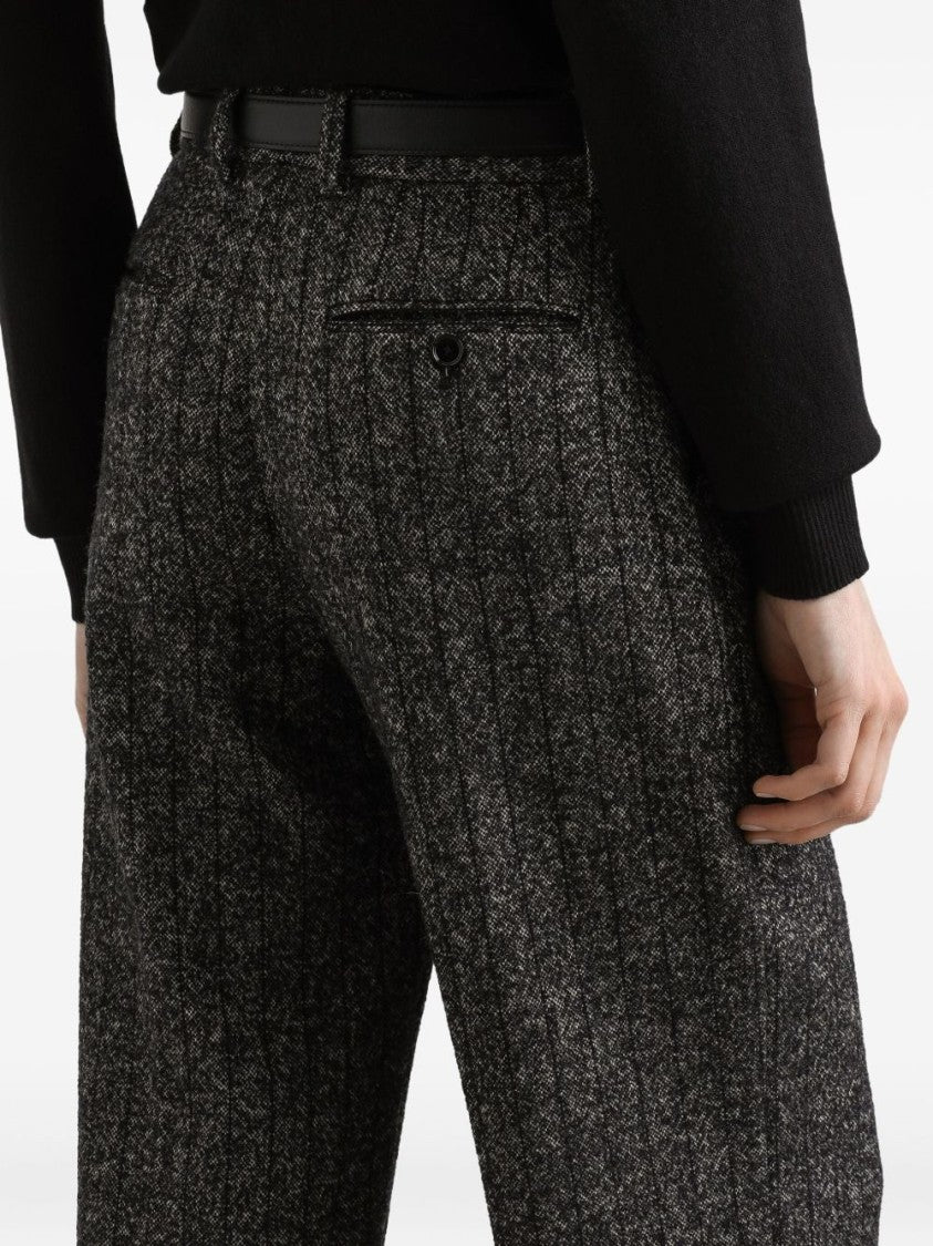 Dolce & Gabbana Classic Grey Wool Trousers