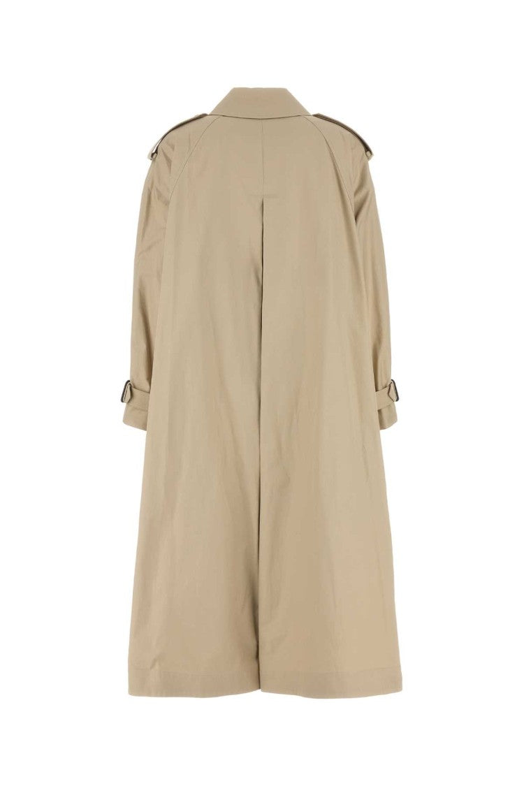 Saint Laurent Beige Cotton Trench Coat