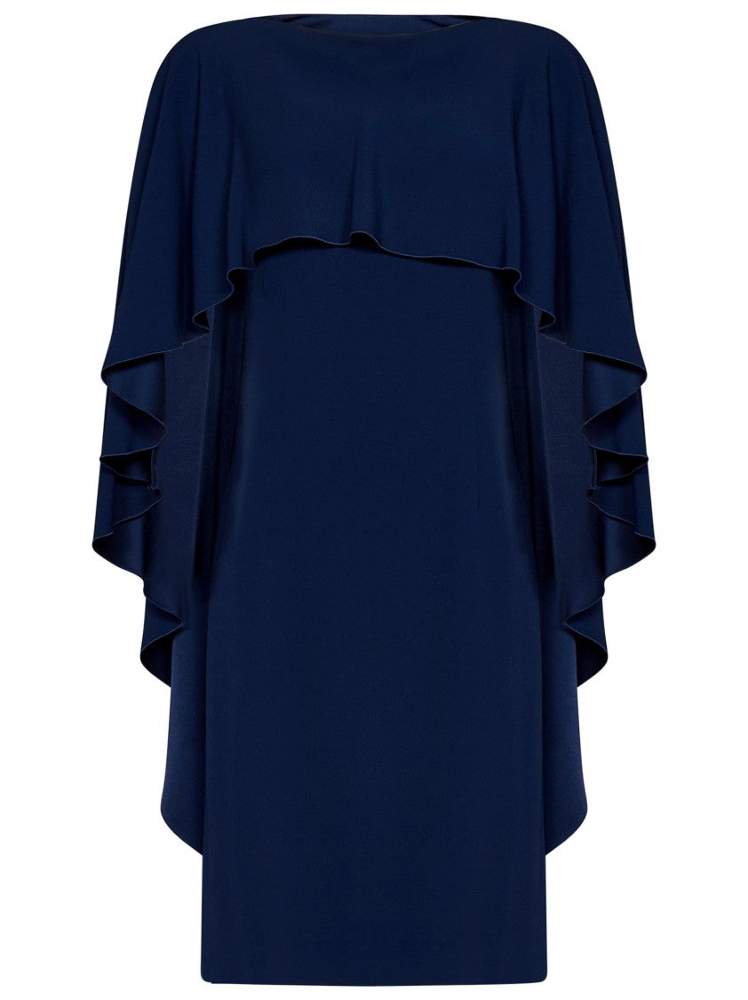 Alberta Ferretti Viscose Blend Blue Dress