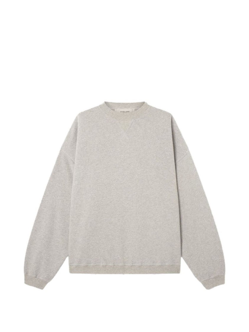 Golden Goose Cotton Knit Sweater With Cursive Script Detail