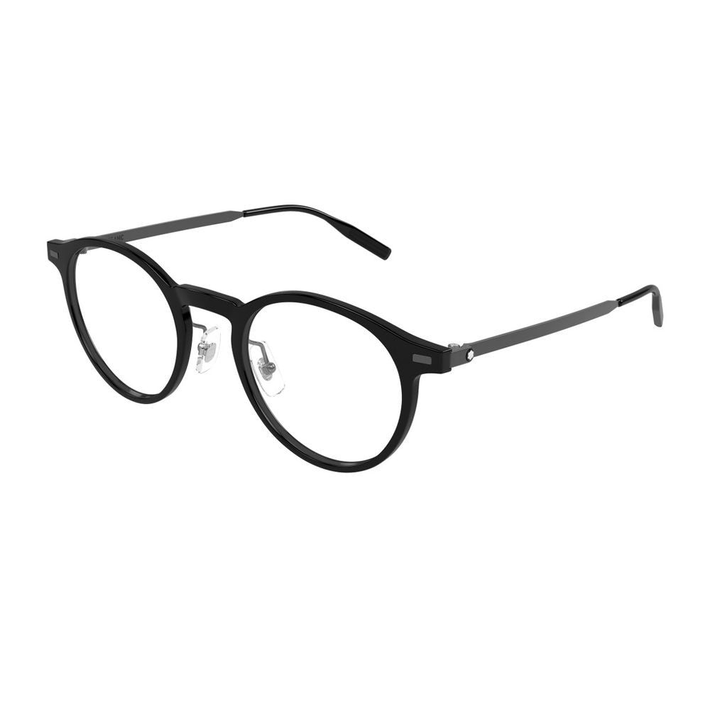 Montblanc Mb0426o Linea Snowcap Modern Round Optical Glasses