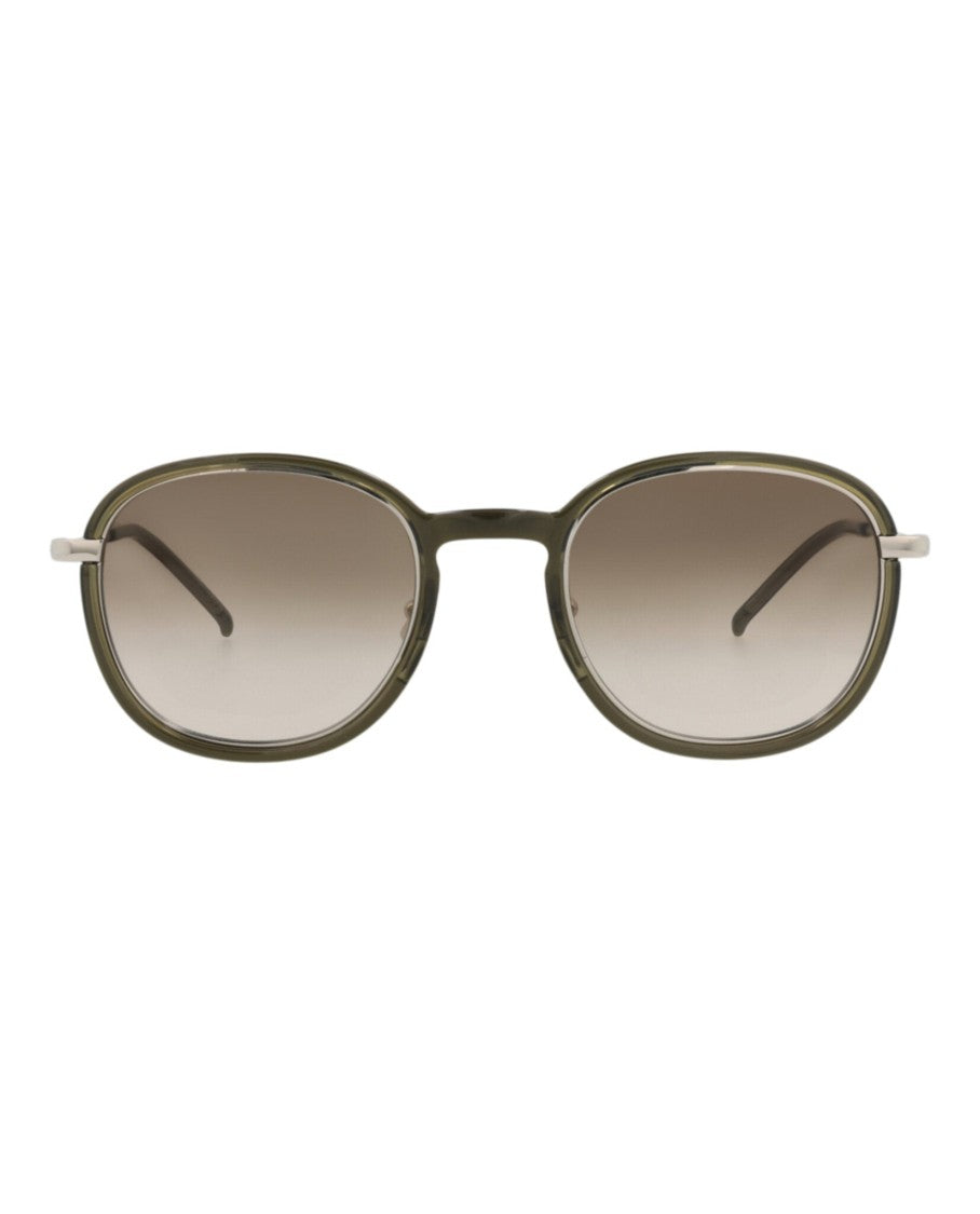 Saint Laurent Round-Frame Injection Sunglasses With Gradient Lenses