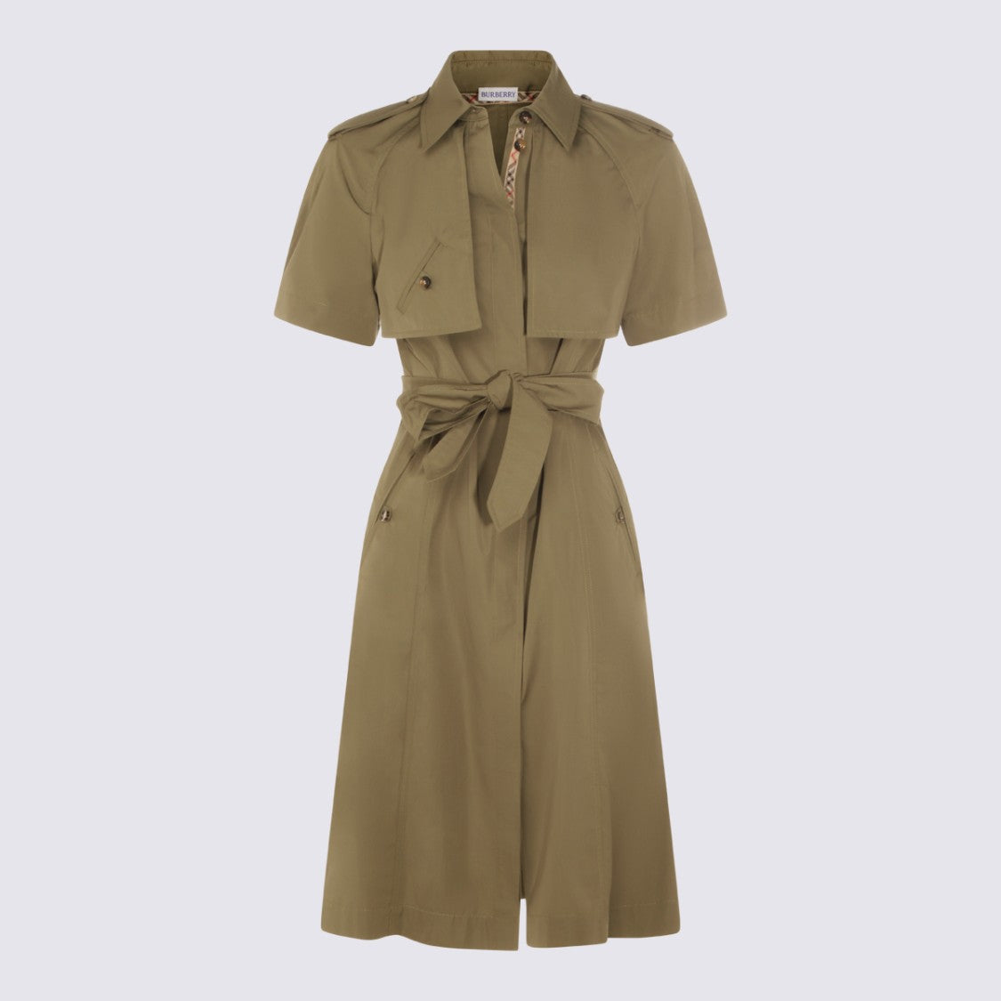 Burberry Cotton Midi Shirt Dress