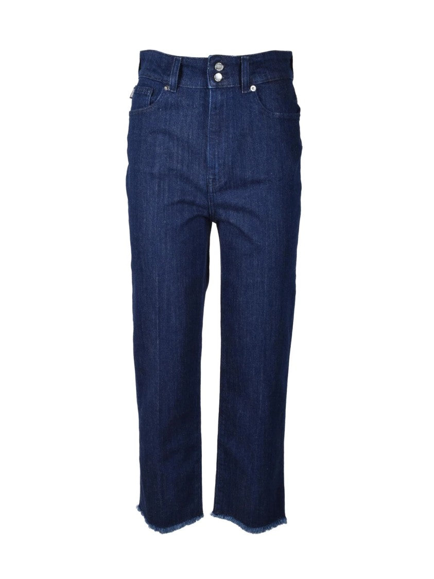 Love Moschino Blue Cotton Jeans