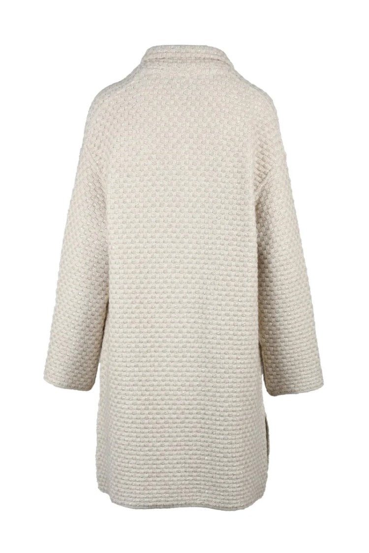 Bruno Manetti Knit Coat - Beige