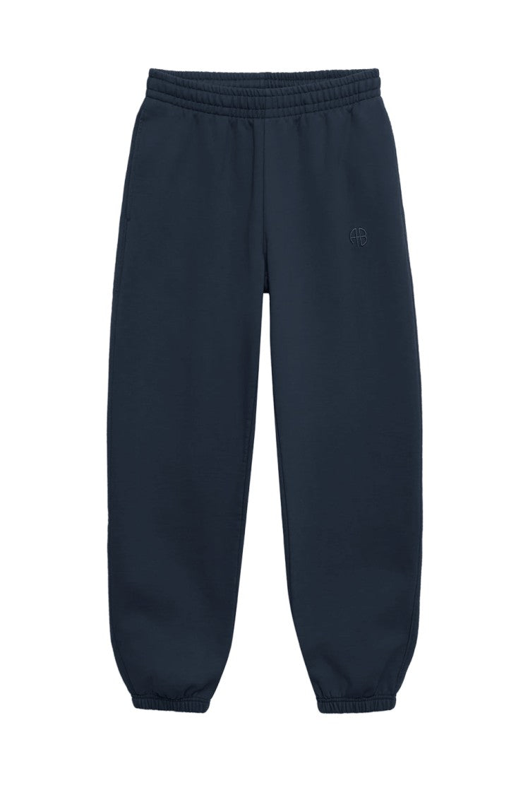 Anine Bing Jogger Trousers With Framed Monogram Detail