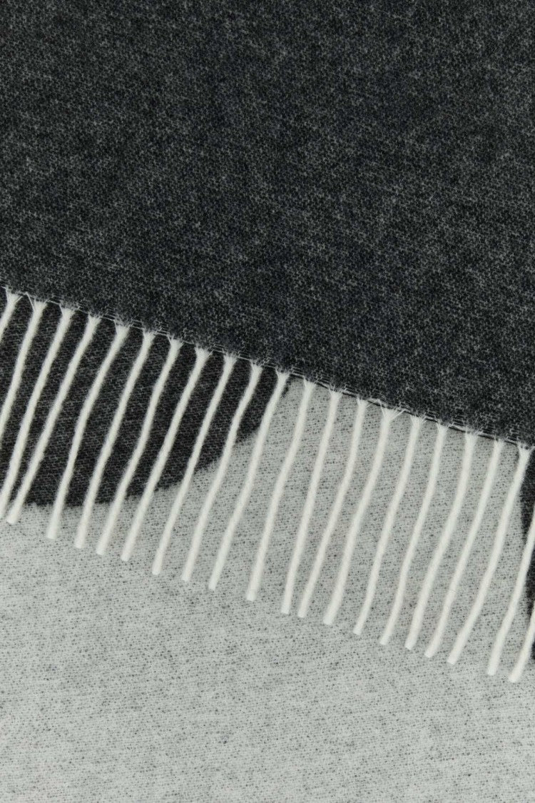 A.P.C. Dark Grey Wool Blend Malo Scarf