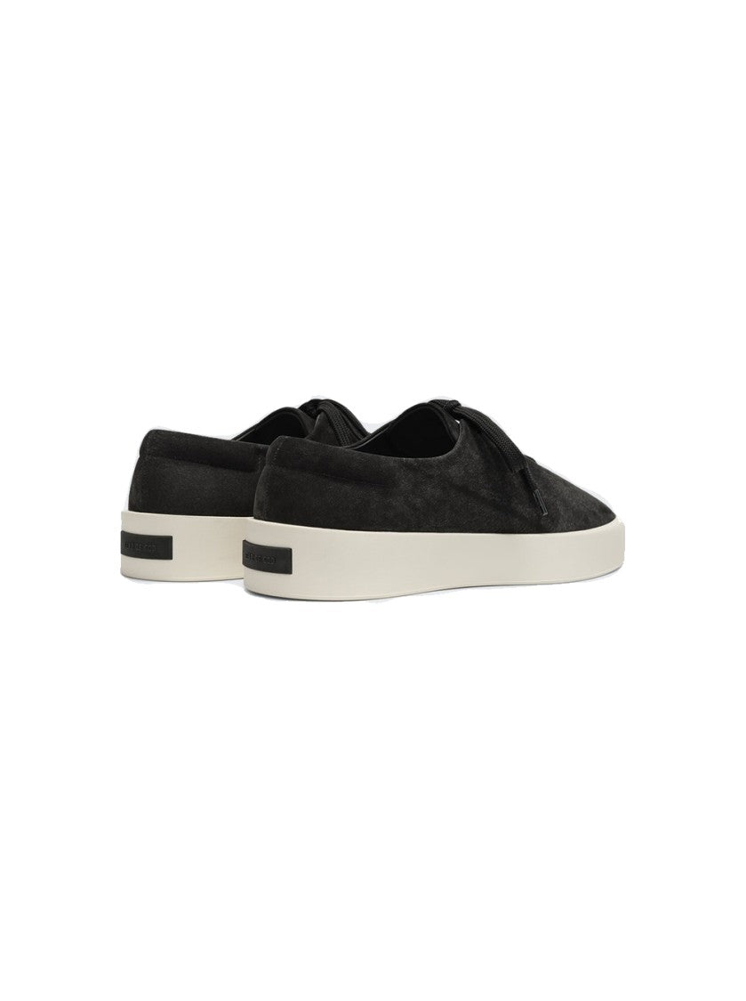 Fear Of God Round Toe Suede Low-Top Sneakers With Logo Detail