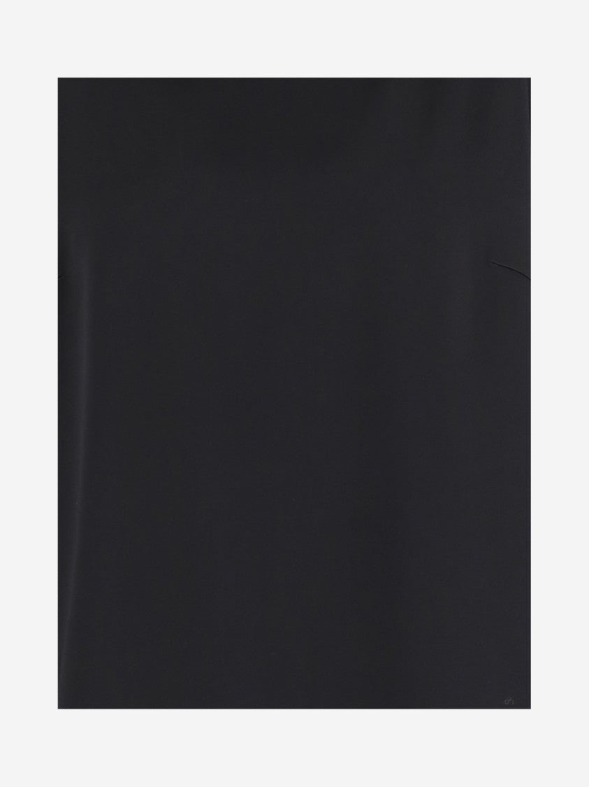 By Malene Birger Wide Neckline Blouse With Three-Quarter Sleeves And Minimalist Design