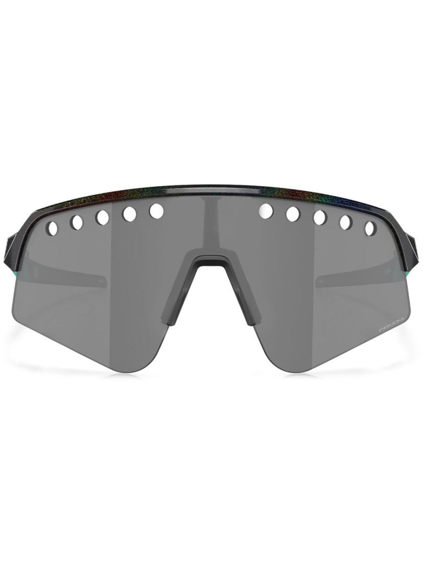 Oakley Oversized Wraparound Sunglasses With Sporty Frame Design