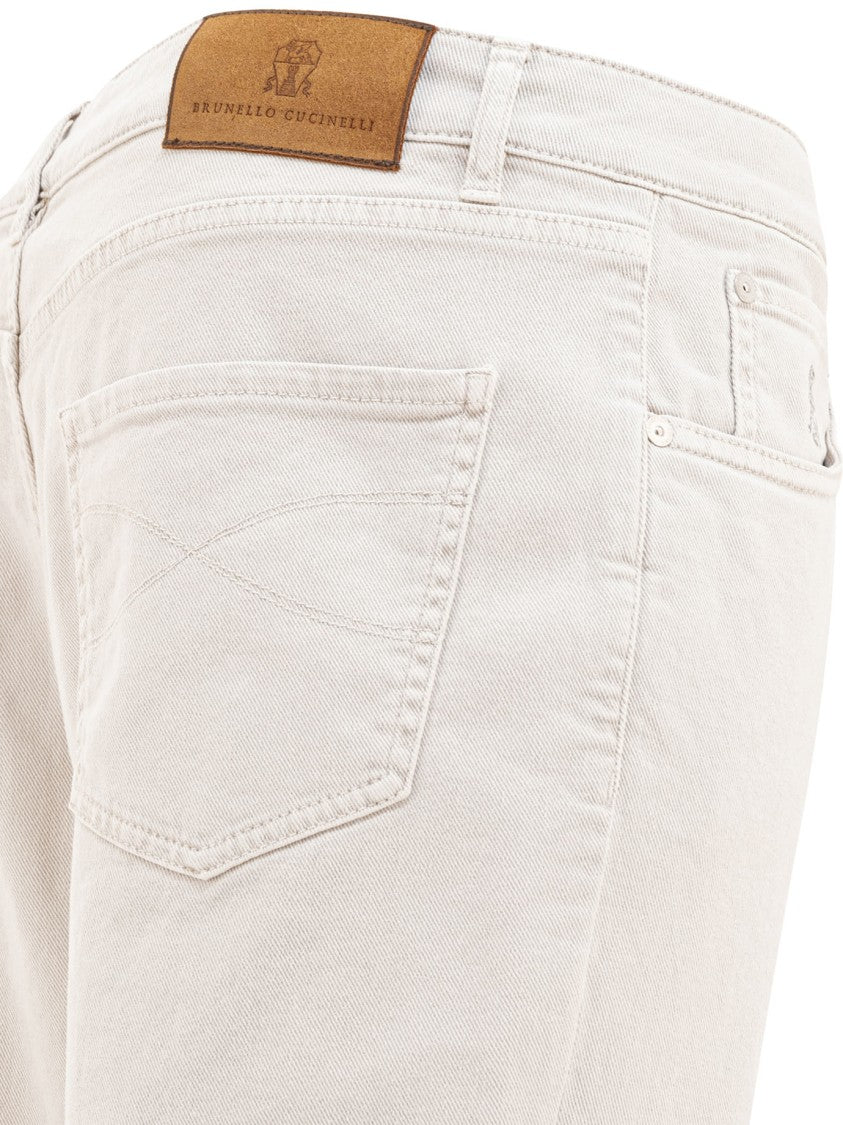 Brunello Cucinelli Straight-Leg Cotton Denim Jeans