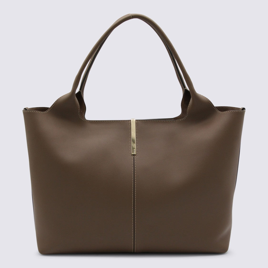 Tod's Brown Leather Top Handle Bag