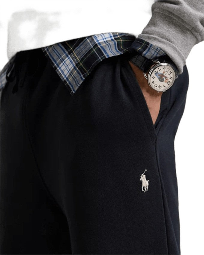 Polo Ralph Lauren Relaxed Fit Black Loopback Cotton Trousers