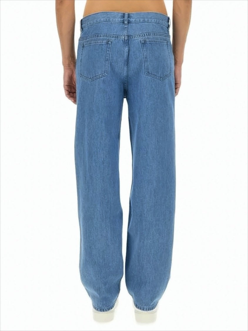 A.P.C. Mid-Rise Straight-Leg Denim Pants