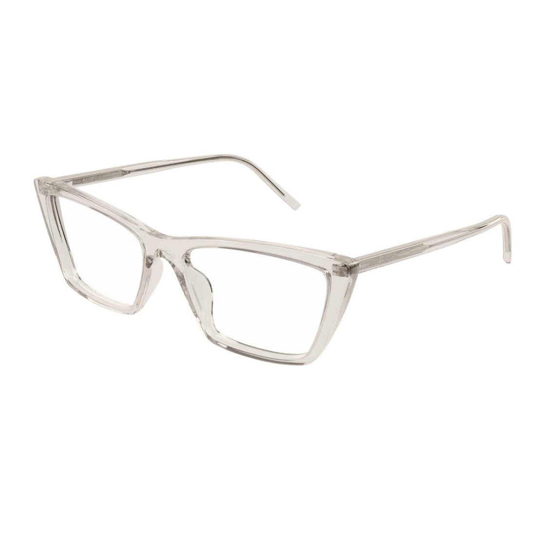 Saint Laurent Beige Sl 737 Mica Thin Acetate Butterfly Sunglasses