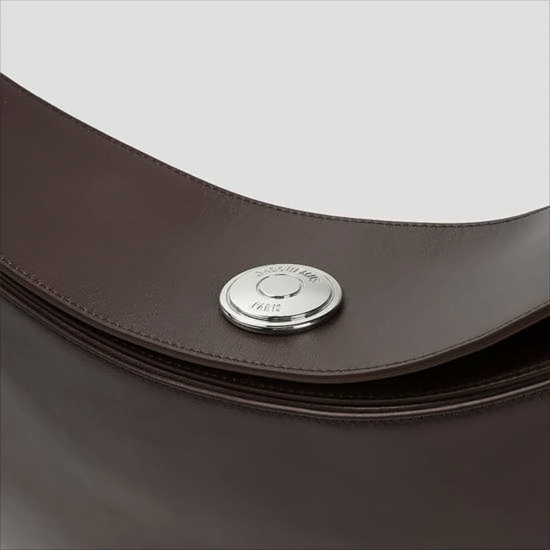 Jacquemus Crescent-Shaped Calf Leather Shoulder Bag