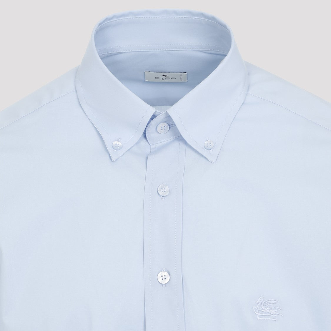 Etro Cotton Blend Formal Shirt With Elegance And Fit
