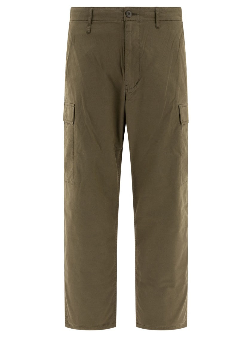 Human Made Mid-Rise Cargo Trousers With Adjustable Drawstring