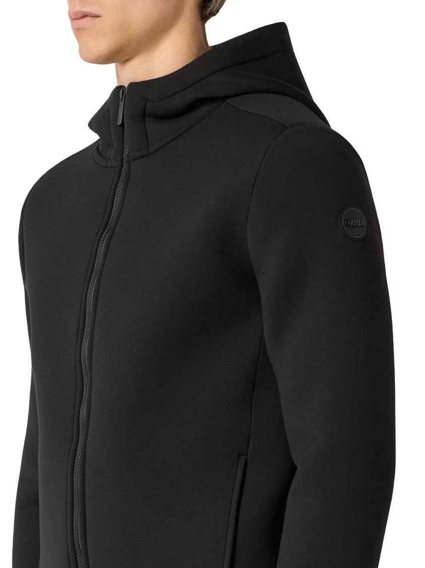 Colmar Black Structured Hooded Jacket