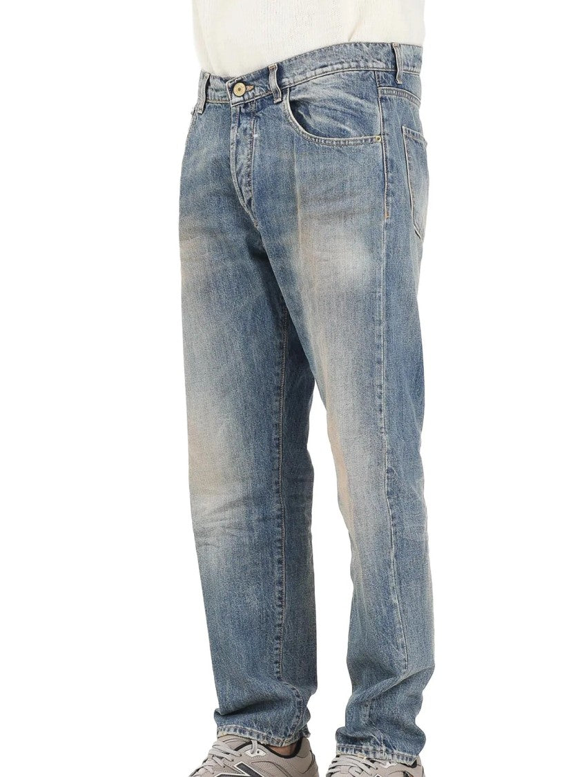 Yes London Blue Slim-Fit Denim Jeans