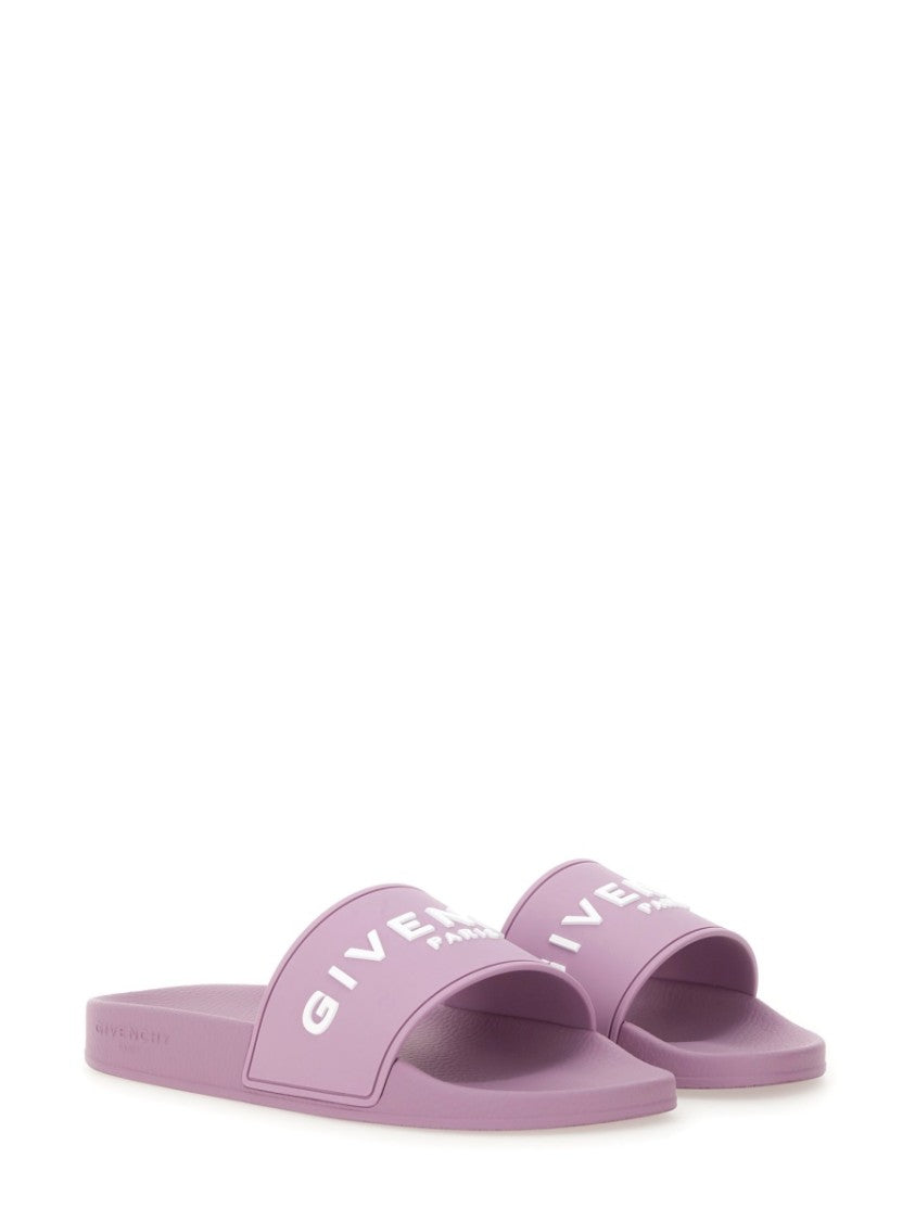 Givenchy Slide Sandals With Signature Logo