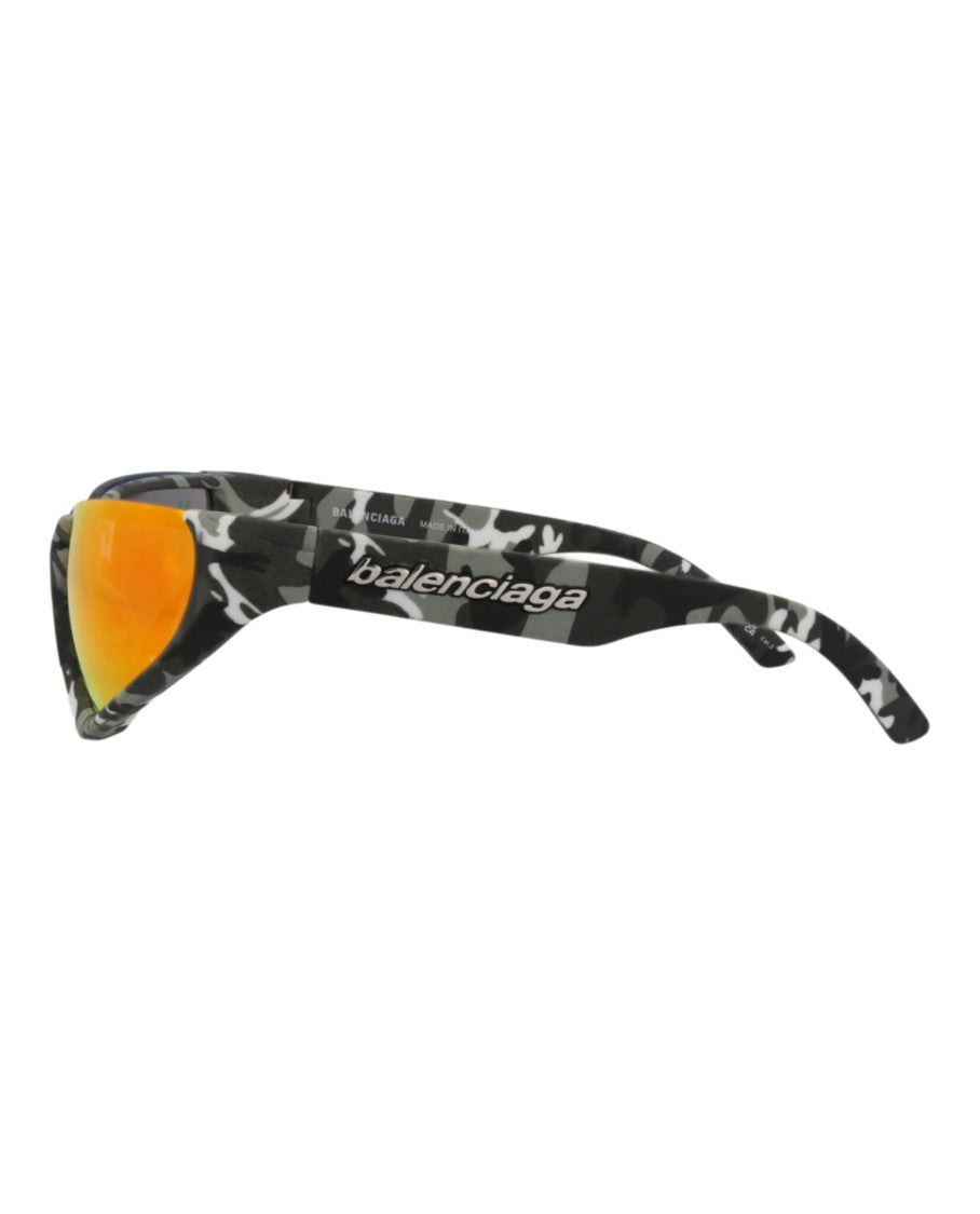 Balenciaga Shield-Frame Bio Injection Rilsan Sunglasses