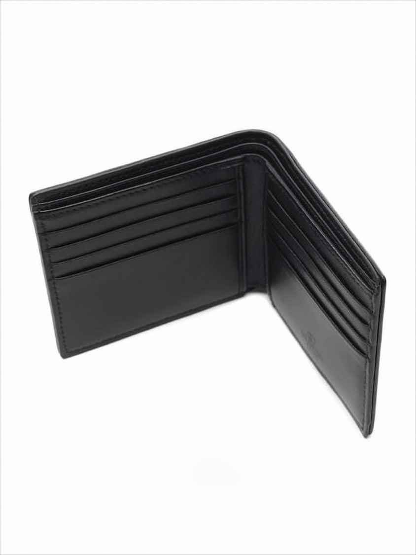 Valentino Garavani Bifold Wallet With Subtle Embossed Pattern