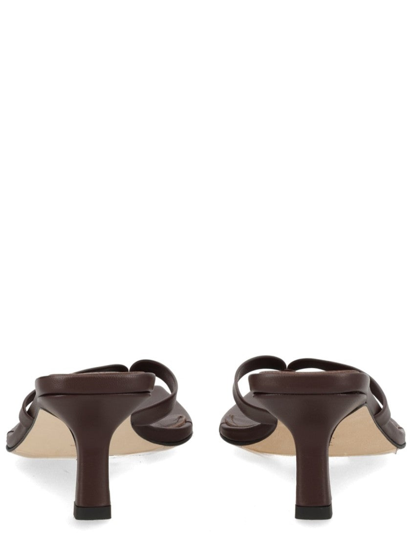 Aeydē Wilma Nappa Leather Square Toe Sandals