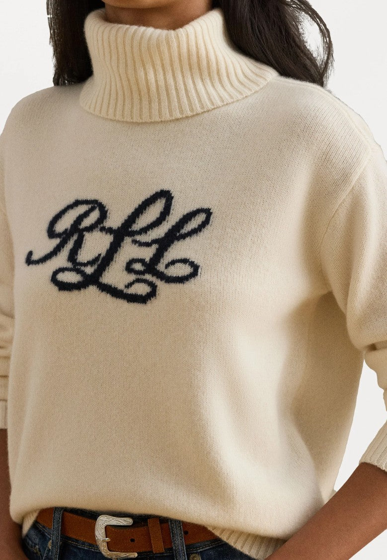 Lauren Ralph Lauren Refined Long Sleeve Pullover With Embroidered Logo