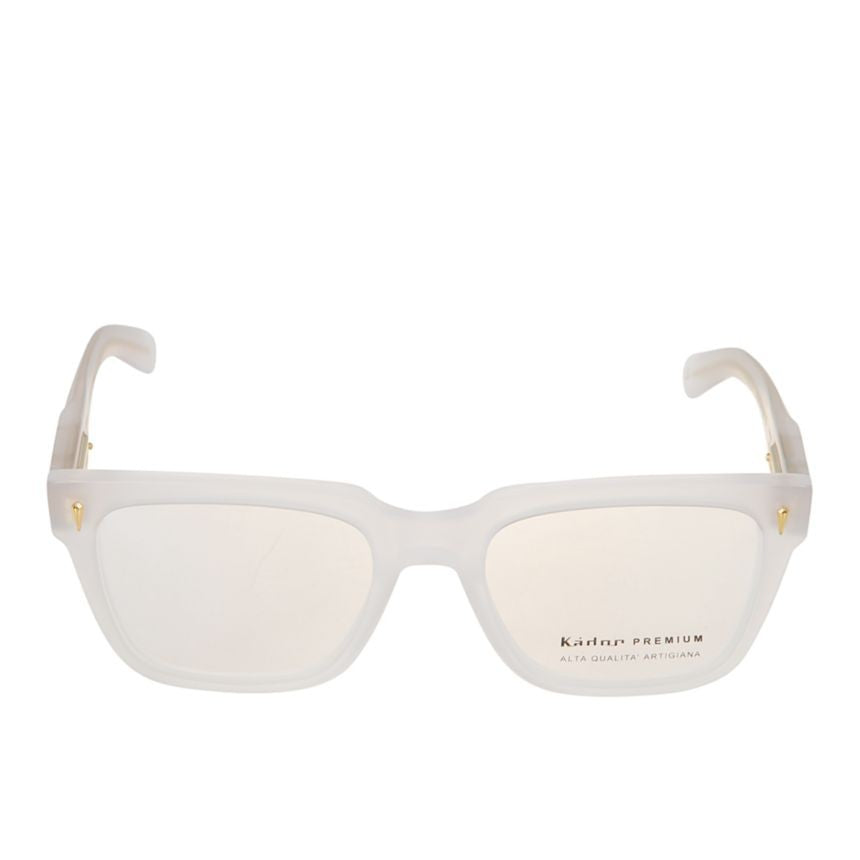 Kador Premium 13-53 Translucent Frosted Eyeglasses With Gold Accents