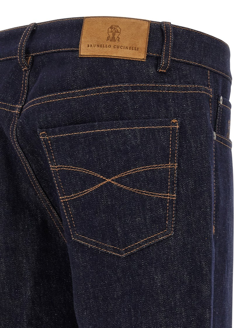 Brunello Cucinelli 5-Pocket Denim Jeans With Iconic Fit