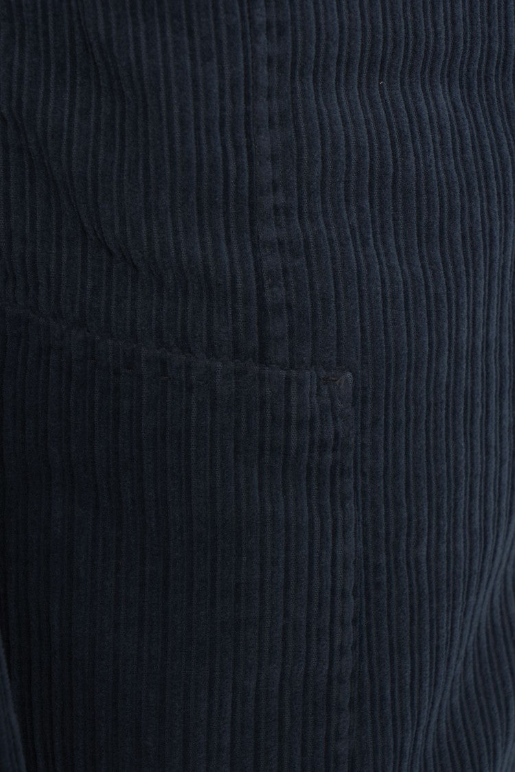 Bharnaba Corduroy Blazer With Tailored Fit And Notched Lapels