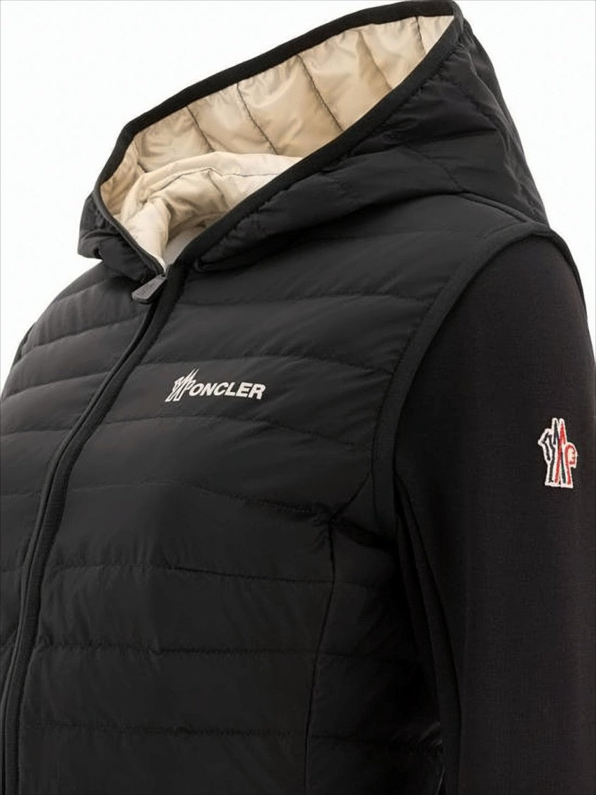 Moncler Quilted Padded Down Coat With Hood