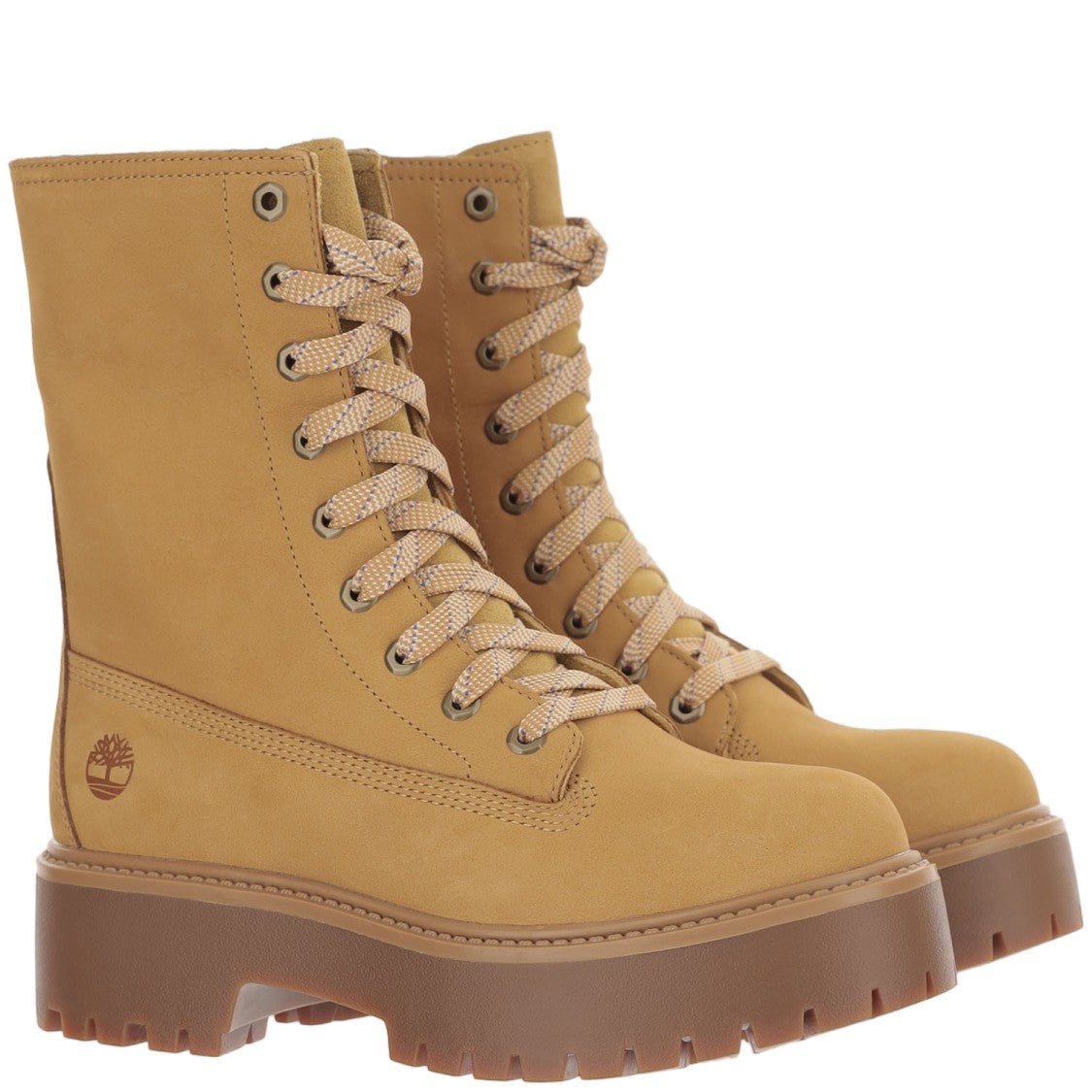 Timberland High Ankle Nubuck And Suede Boots
