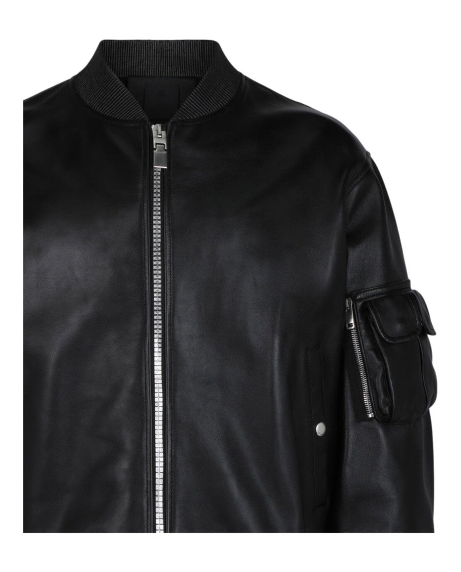 Givenchy Leather Bomber Jacket