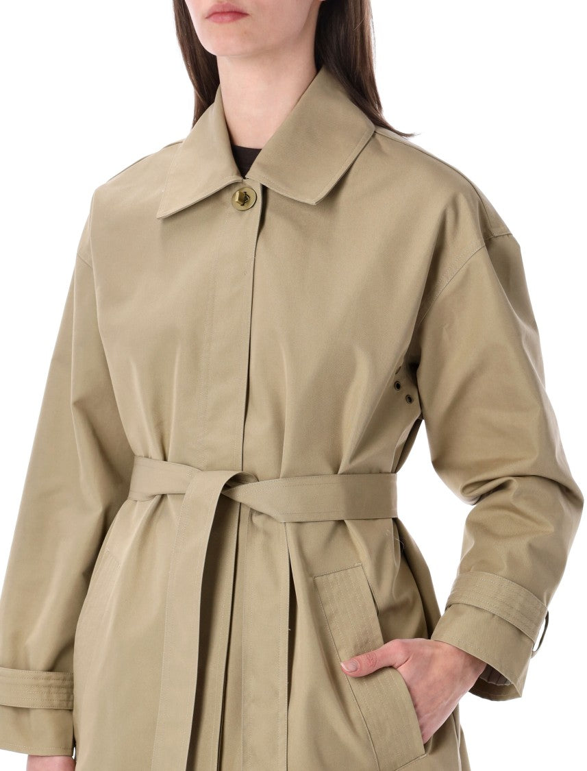Sessùn Trenchliss Gabardine Bio Cotton Belted Trench
