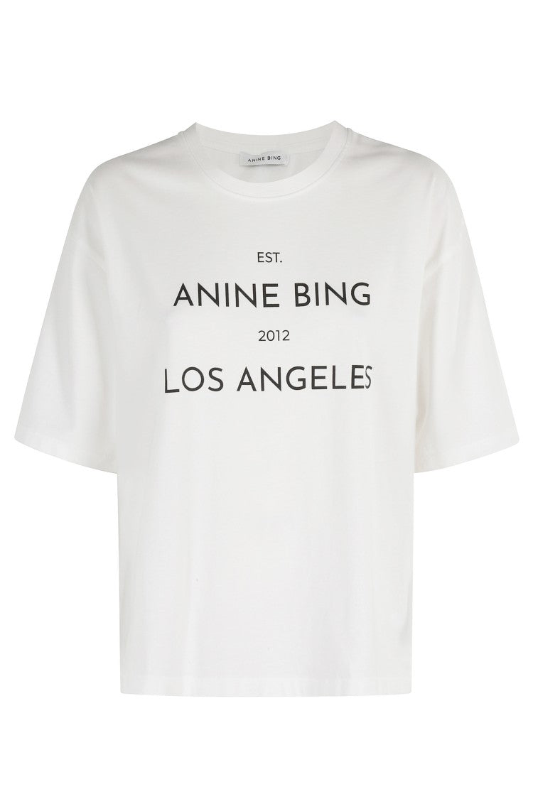 Anine Bing Ivory Rudy Tee