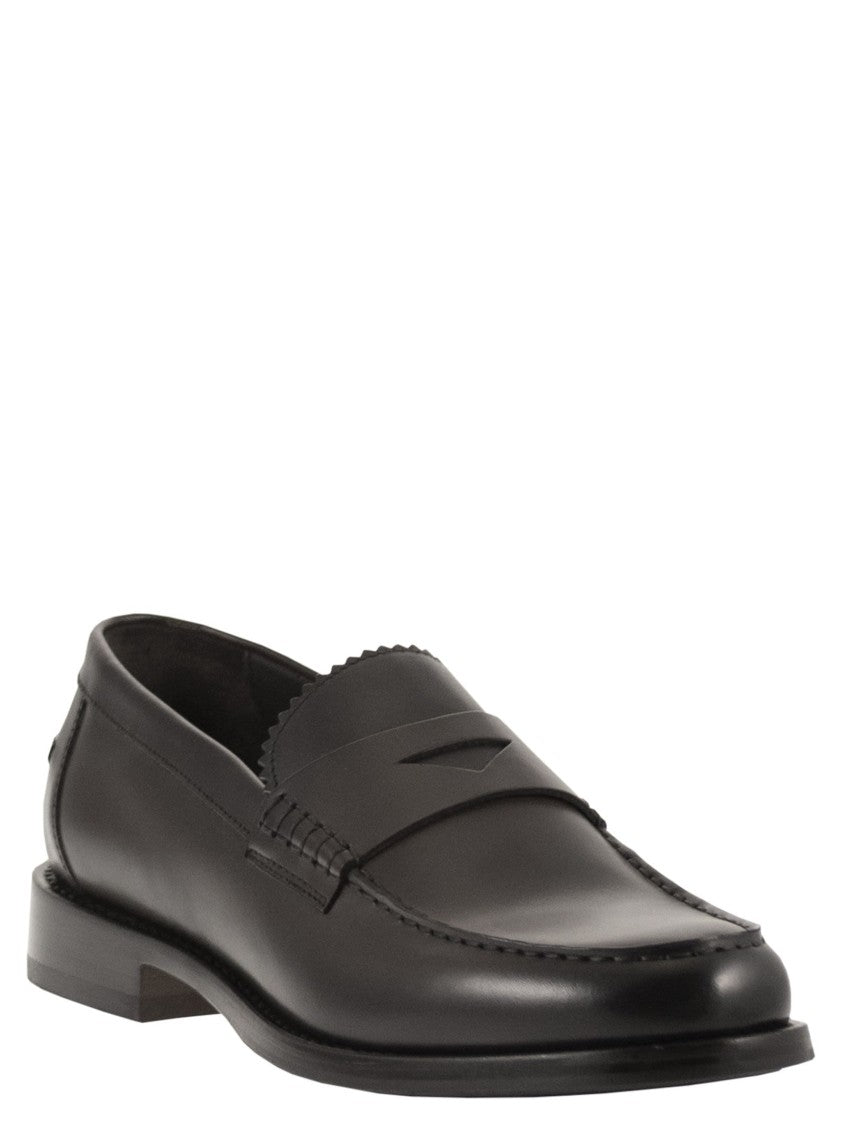 Doucal's Penny - Leather Loafer