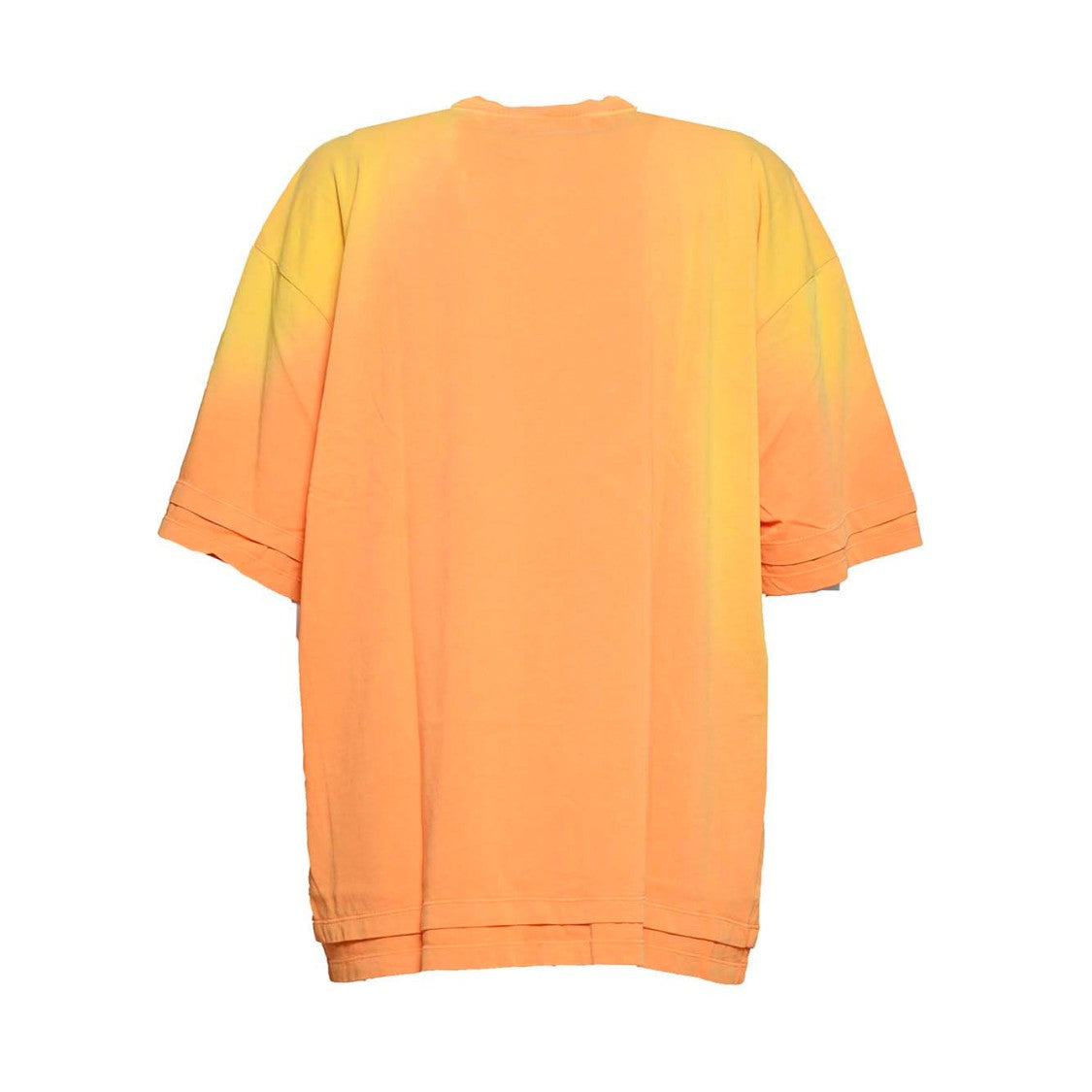 Pdf Orange Cotton Double T-Shirt With Embroidery