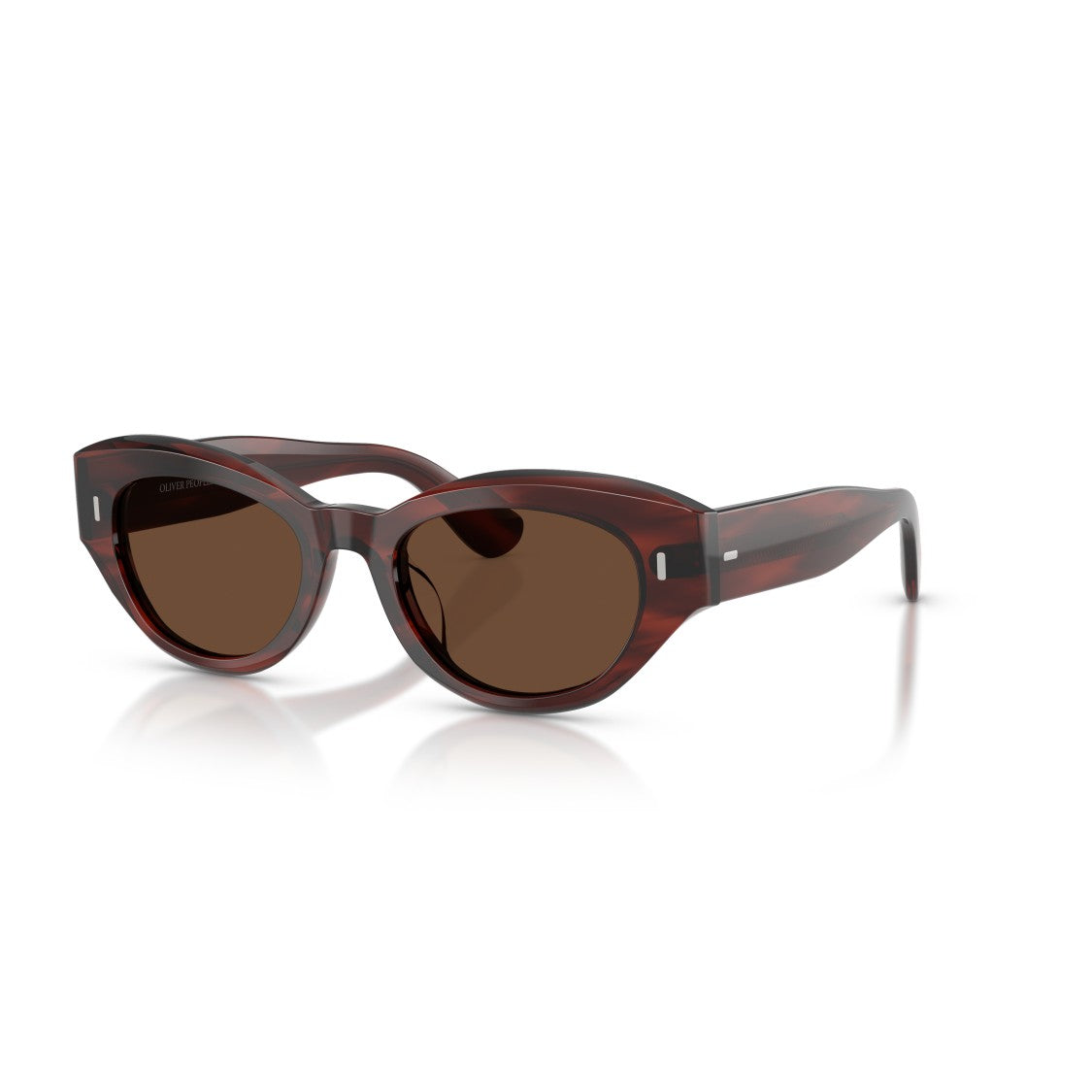 Oliver Peoples 0Ov5615su Cat-Eye Tortoiseshell Sunglasses With Metallic Accents