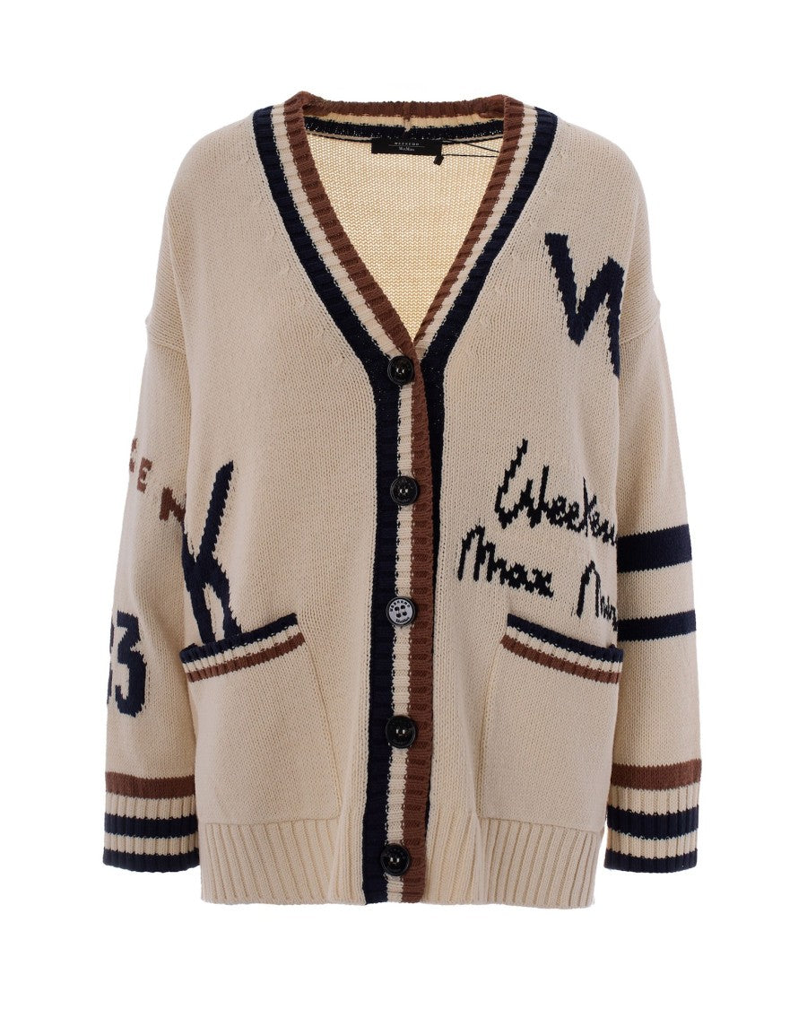 Max Mara Oversized Inlaid Cardigan