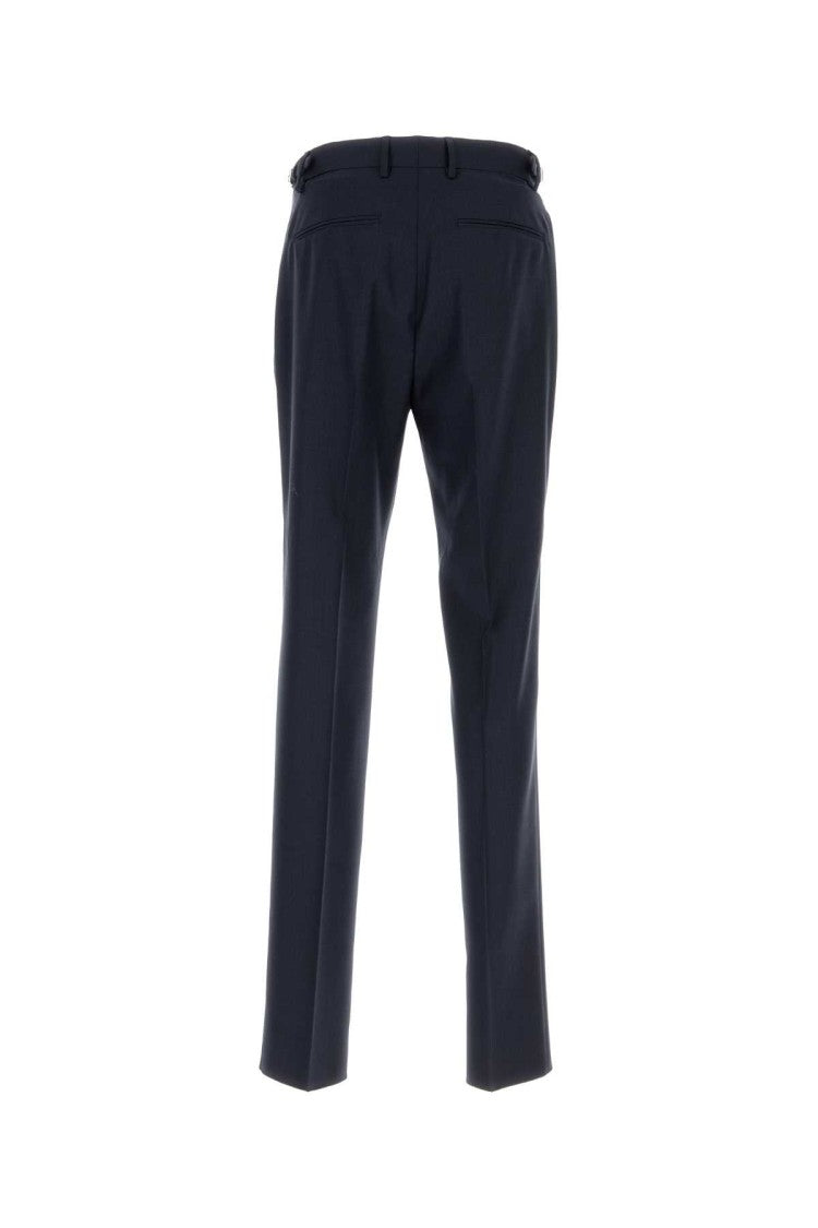Versace Dark Blue Wool Pant