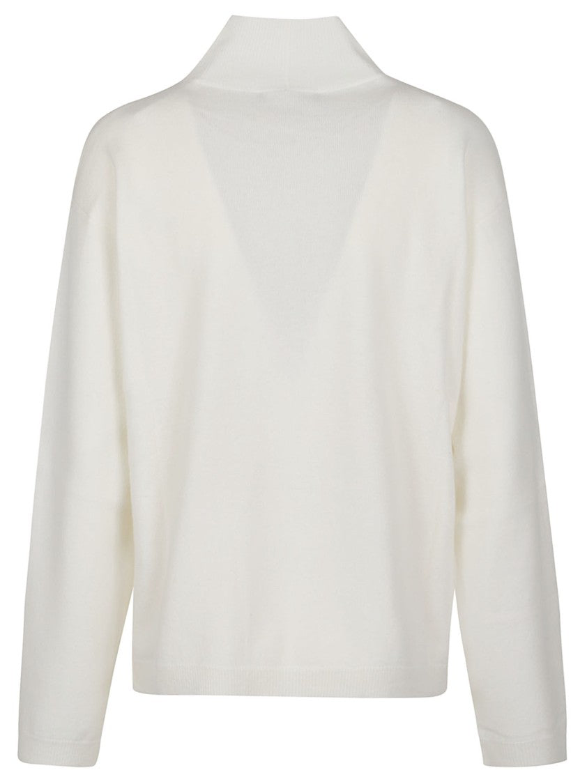 Fabiana Filippi Turtle Neck Cropped Virgin Wool-Blend Turtleneck
