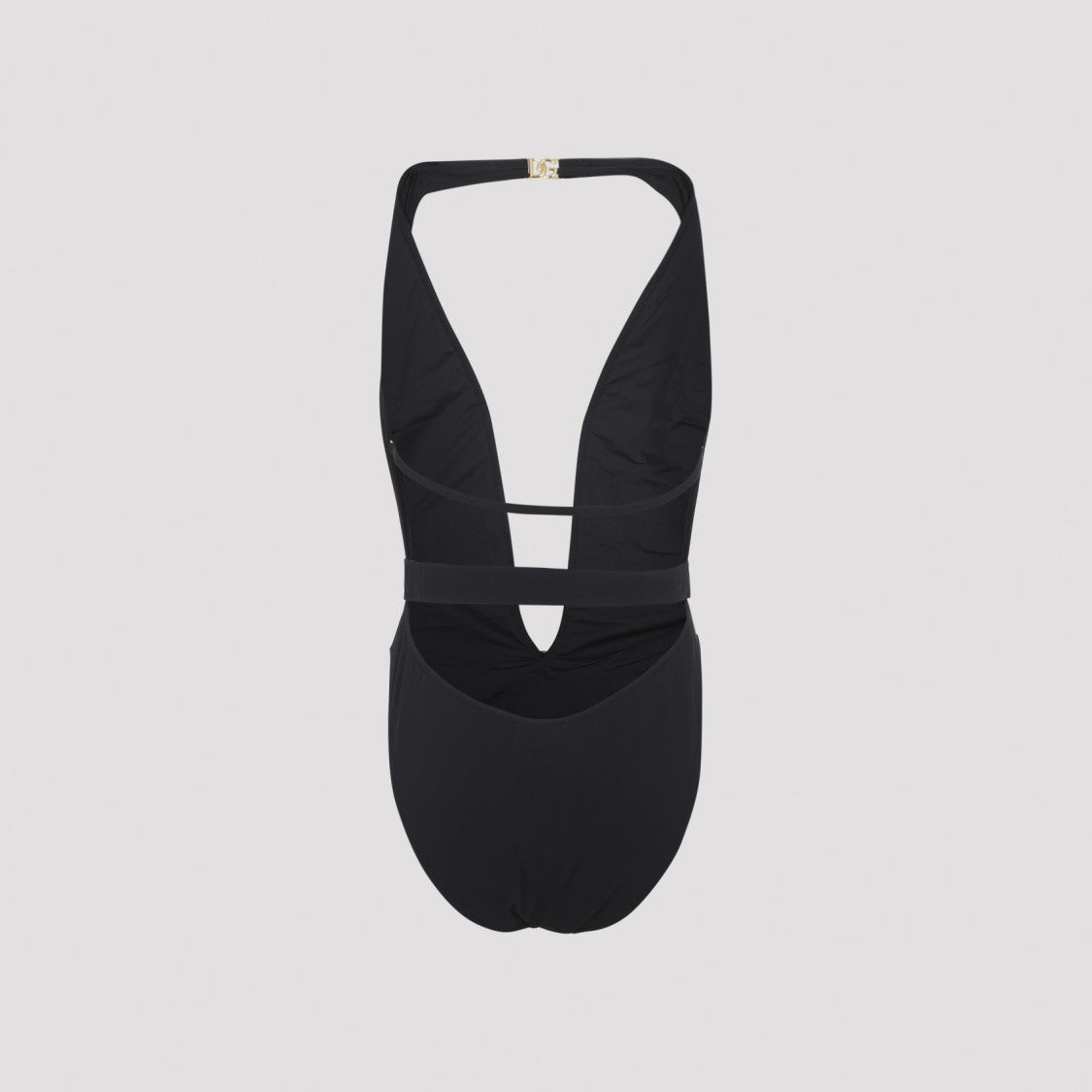 Dolce & Gabbana Black Polyamide One-Pice
