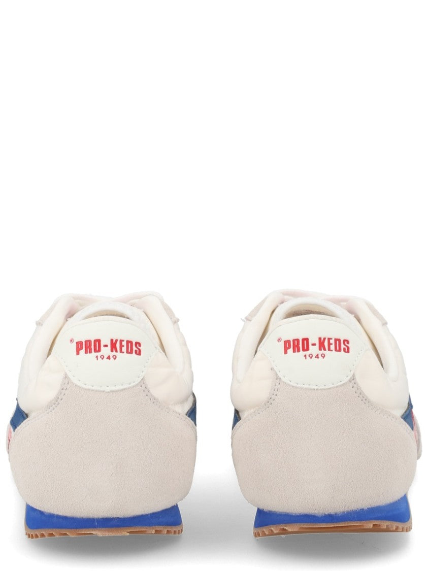 Pro-Keds White Reacer 77 Polyamide Suede Sneakers