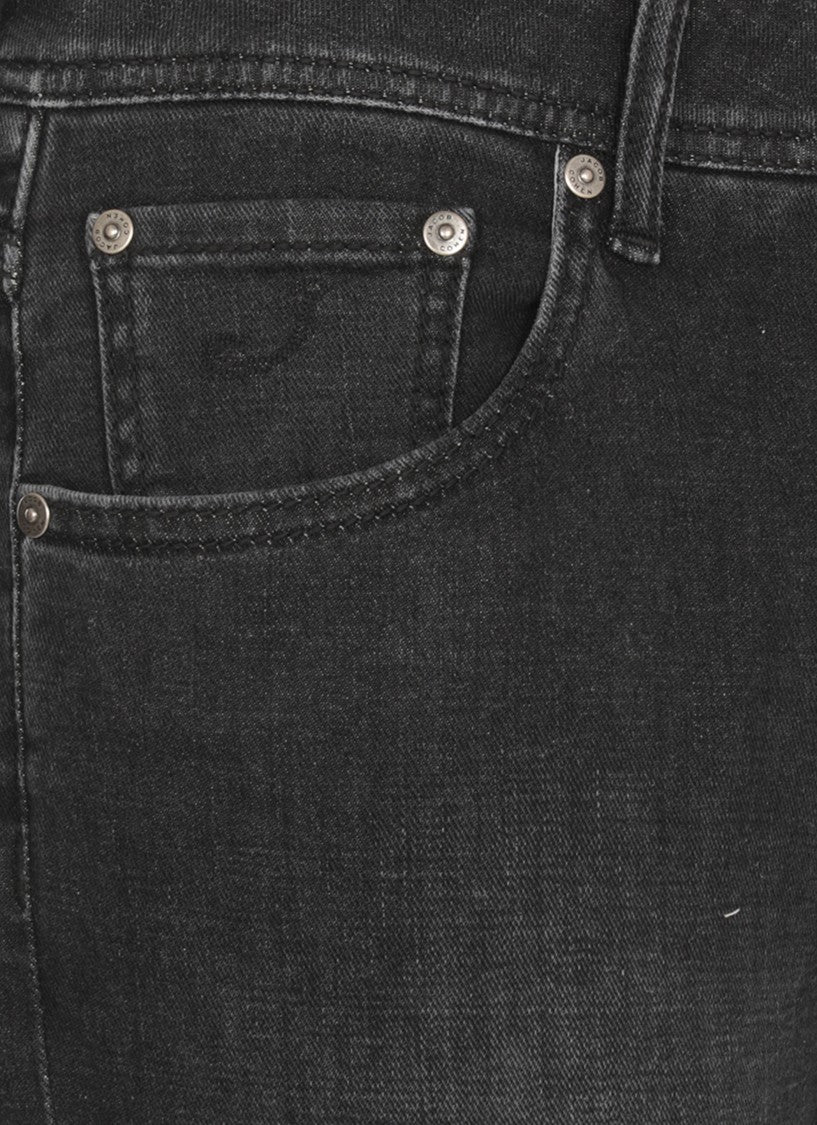 Jacob Cohen Black Cotton Nick Jeans