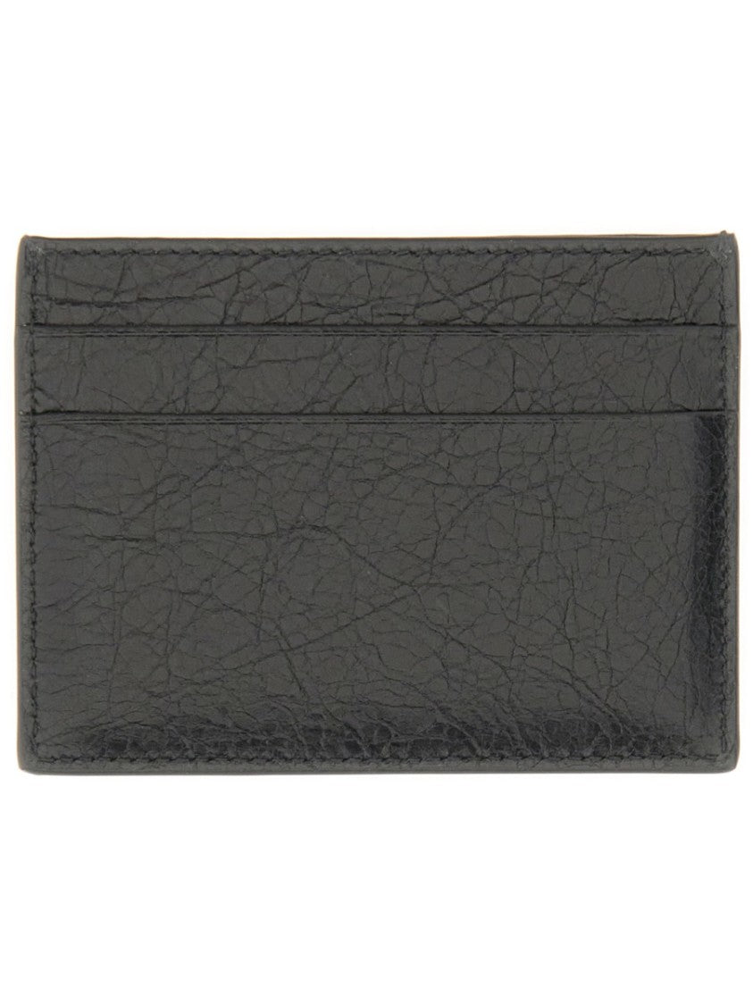 Balenciaga Minimalist Cash Card Holder In Soft Lamb Leather