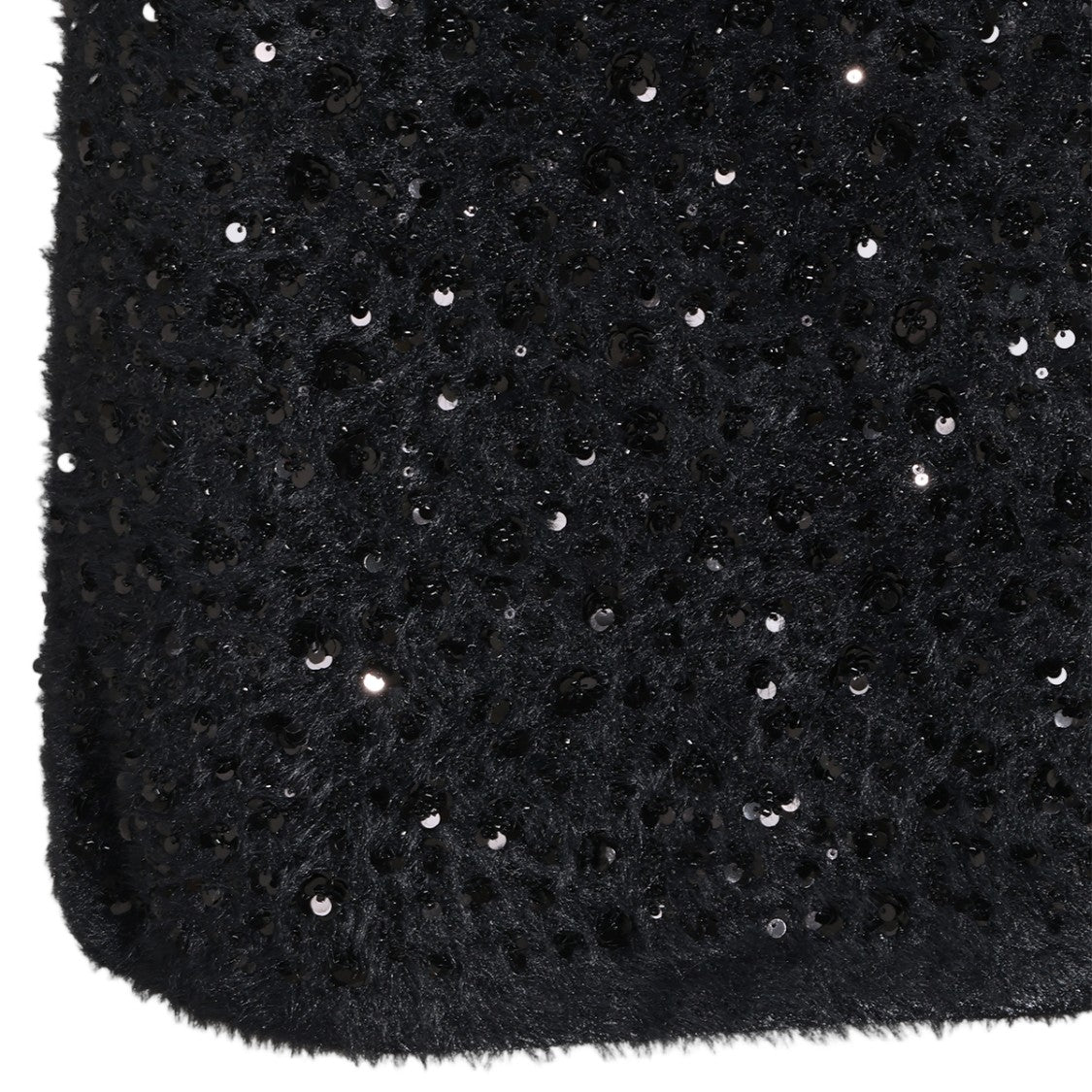 Twin-Set Textured Sequined Keyhole Shift Mini Dress