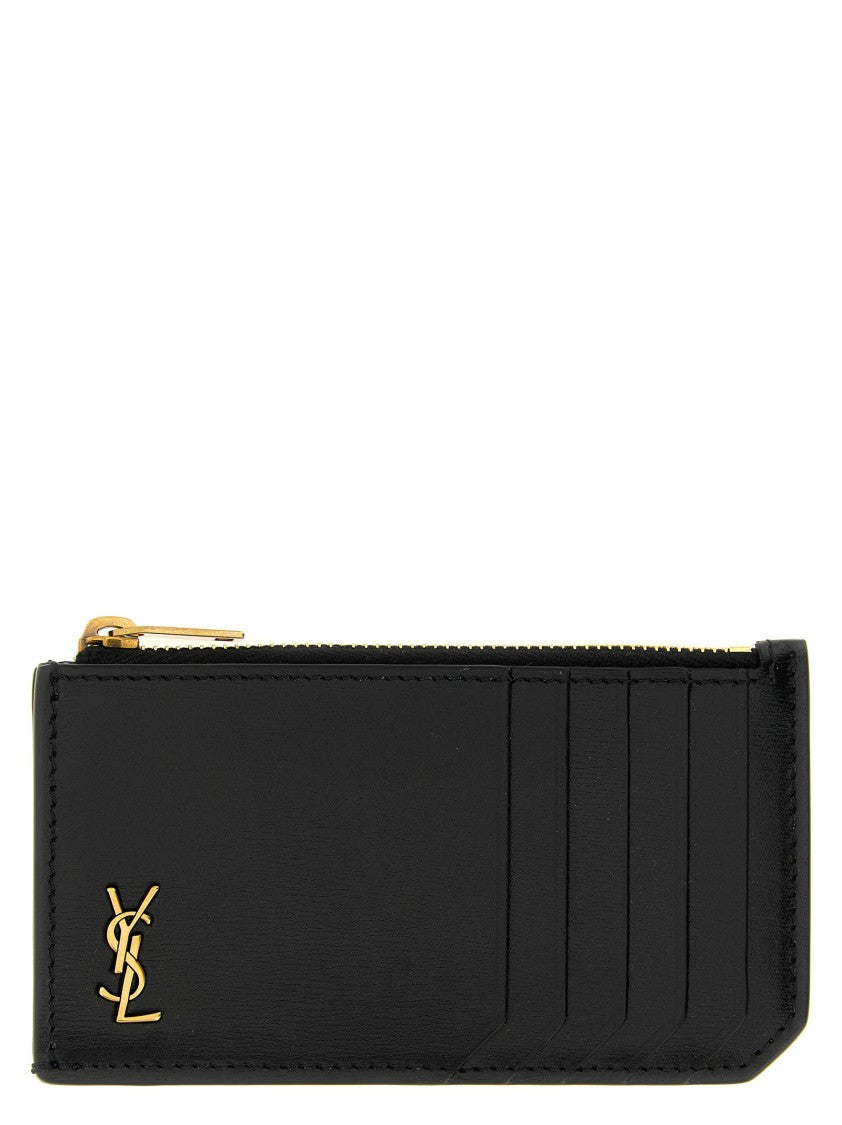 Saint Laurent Fragments Tiny Cassandre' Card Case